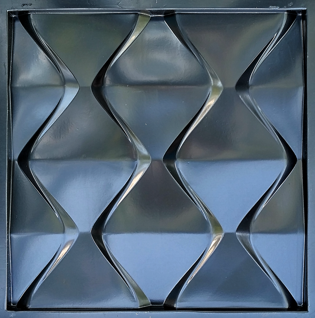 Пластиковая форма для изготовления 3d панелей "Пирамидки" 50*50 (форма для 3д панелей из абс пластика) - фото 5 - id-p533143606
