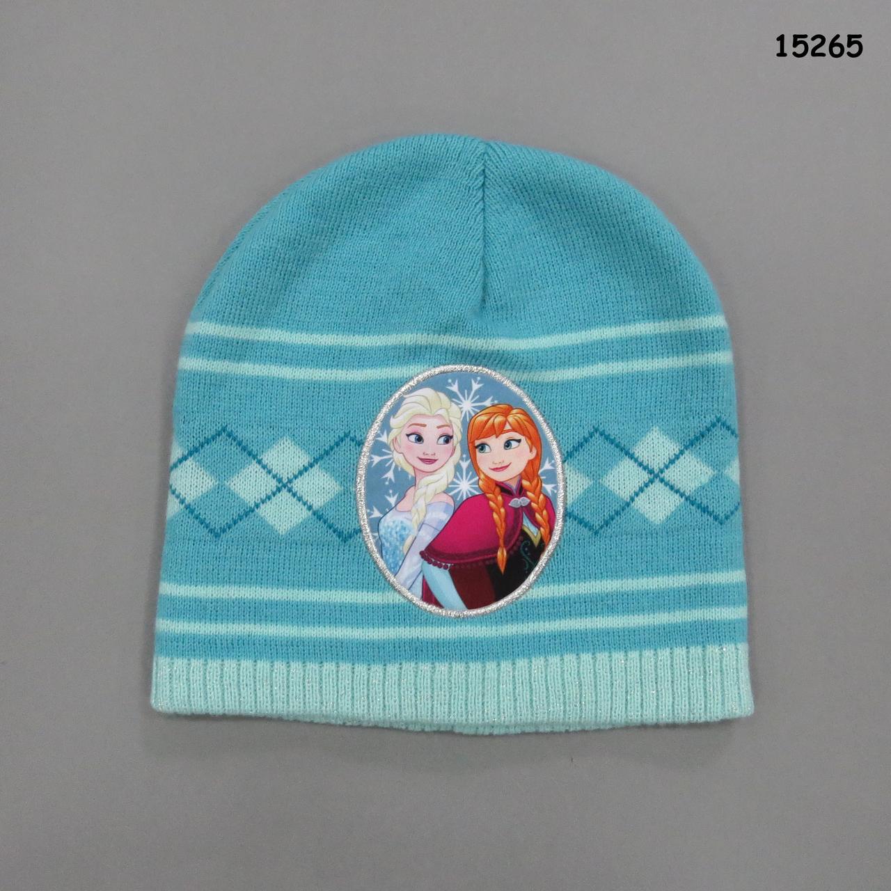 Шапка "Эльза и Анна" Frozen для девочки. 46-50 см - фото 1 - id-p301443974