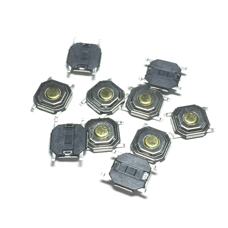 Кнопка тактова 4 х 4 х 4 х 1.5 мм (5 х 5 х 1.5 мм) 4pin DIP SMD мікроперемикач телефон сигналізація брелок r, фото 1