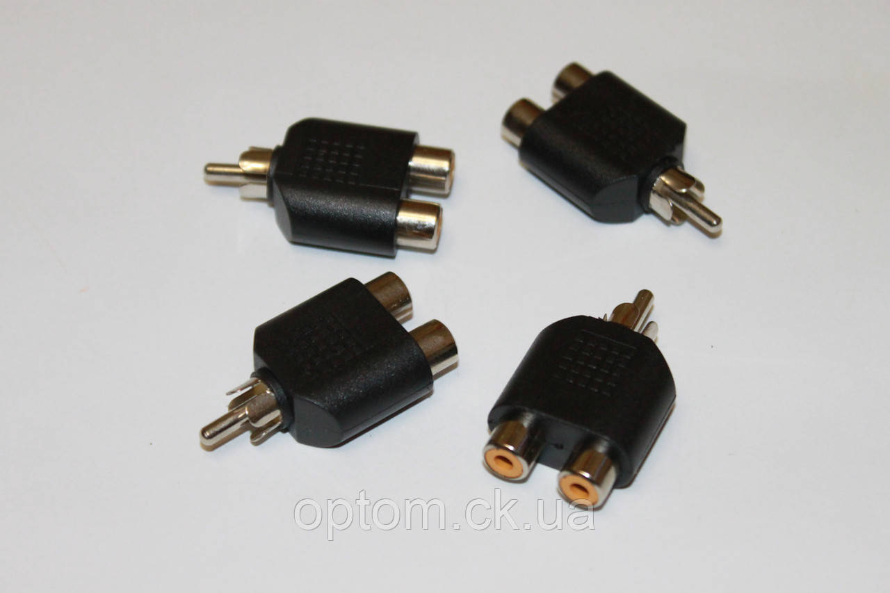 Перехідник 1RCA - 2RCA mama