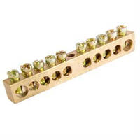 Шина 6х9мм 10/1 (10 груп, кріплення по центру) ІЕК