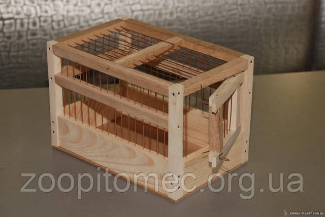 Клетка переноска для птиц, грызунов из дерева Клетка переноска для птиц, грызунов дерево