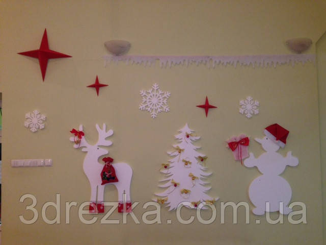 Ялинкові іграшки з пінопласту, фото 1