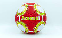 Мяч футбольный №5 гриппи Arsenal 0047-128: PVC, сшит вручную