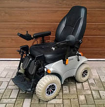 Електрична Коляска Підвищеної Прохідності Meyra Optimus 2 Power Wheelchair Black Leather 12 km/h