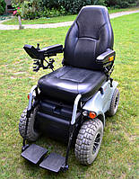 Електрична Коляска Підвищеної Прохідності Meyra Optimus 2 Power Wheelchair Black Leather 12 km/h