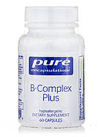 B-Комплекс Плюс, B-Complex Plus, Pure Encapsulations, 60 Капсул