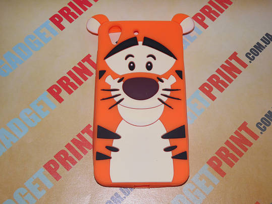 Об'ємний 3D силіконовий чохол для Huawei Y6ii Y6 II Тигруля, фото 1