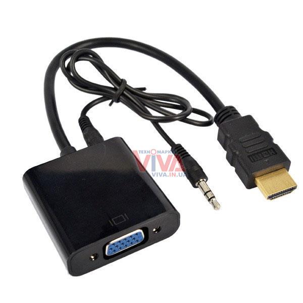 HDMI-VGA Video Converter + Audio