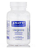 L-аргинин, l-Arginine, Pure Encapsulations, 90 капсул