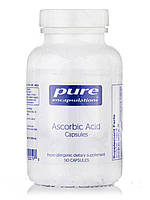 Чистая аскорбиновая кислота, Pure Ascorbic Acid, Pure Encapsulations, 90 капсул