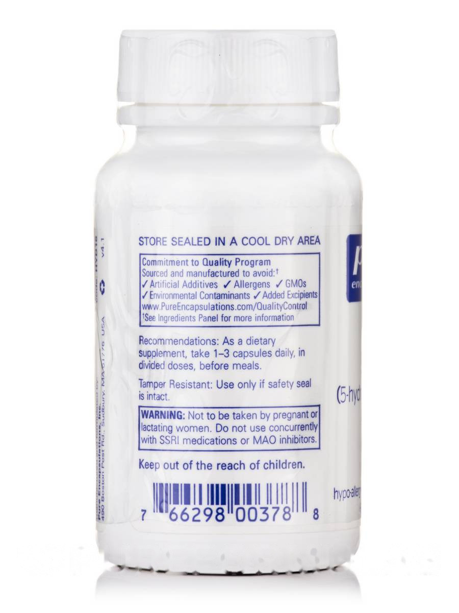 Купить 5HTP (5гидрокситриптофан) 100 мг, Pure Encapsulations, 60