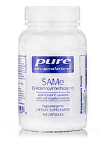 Саме (S-Аденозилметионин), SAMe (S-Adenosylmethionine), Pure Encapsulations, 60 капсул
