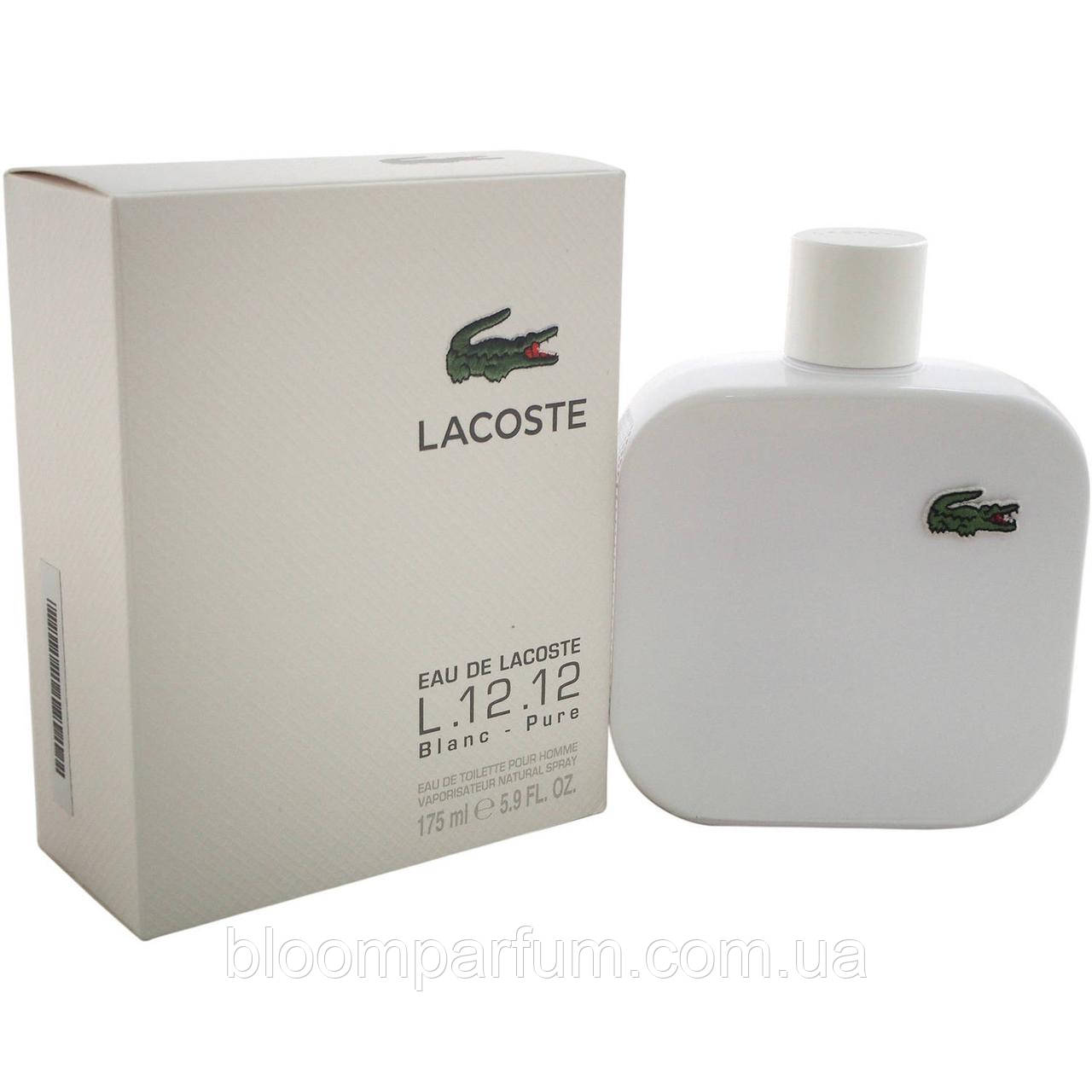 Lacoste L. 12.12 BLANC EDT Чоловічий аромат 100мл аналог, фото 1