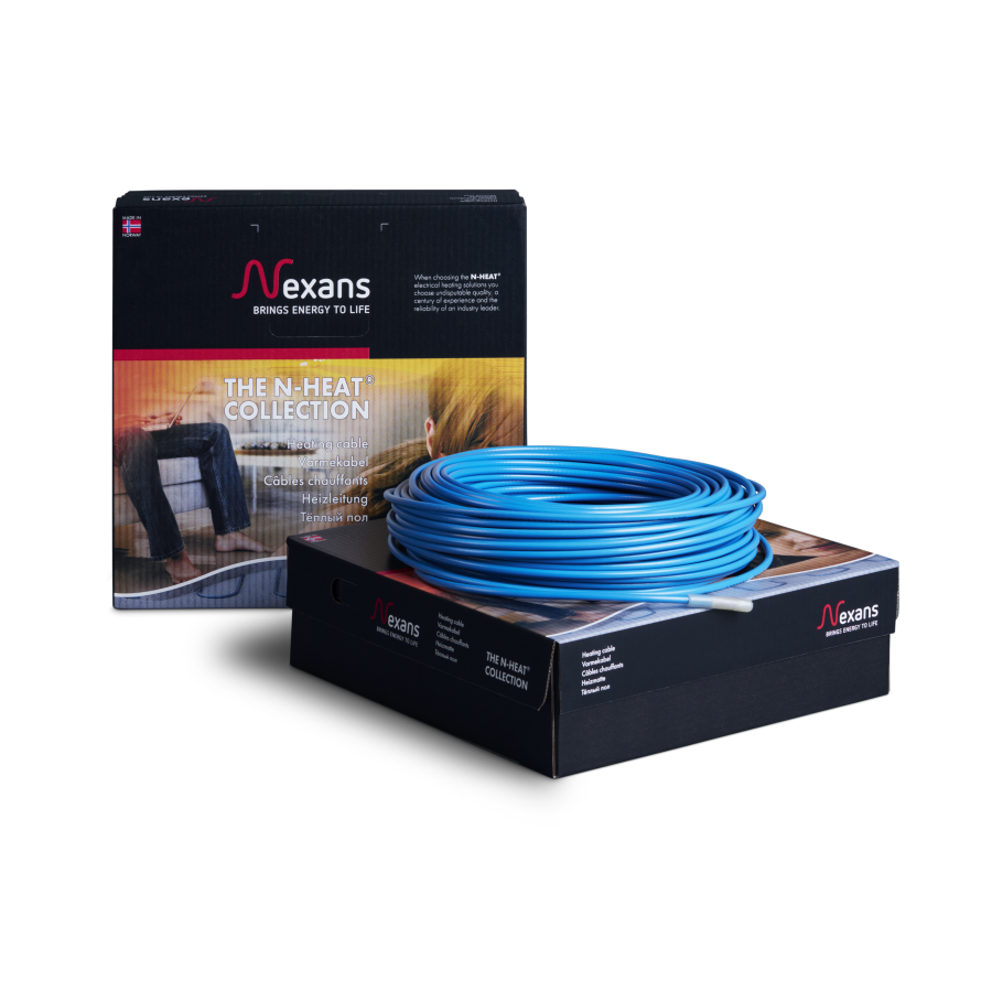 Одножильный нагревательный кабель для теплого пола 2,9-3,7 м.кв (500Вт) Nexans TXLP/1R 17Вт/м - фото 2 - id-p179981899