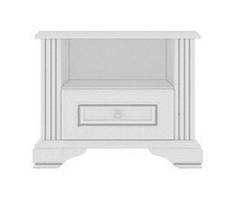 Тумба приліжкова 1SВайт/White (Гербор/Gerbor) 575х390х530 мм