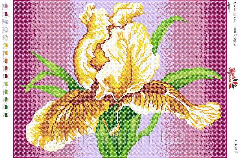 Вишивка бісером СВ 3009 формат А3