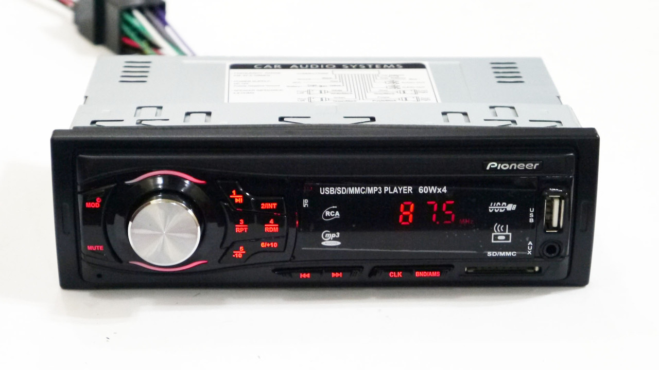 Автомагнітола MVH-4005U ISO — MP3 Player, FM, USB, SD, AUX