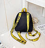 Жіночий рюкзак із барвистими поясами, фото 8