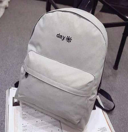 Шкільний тканинний рюкзак Day Night, фото 1