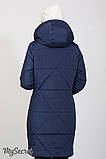 Зимове тепле пальто для вагітних ANGIE OW-47.042, синє, розмір 44, фото 5