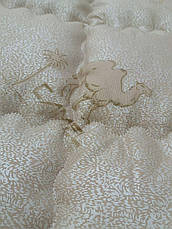 Елітна зимова тепла ковдра з верблюжої вовни 195*215., фото 4