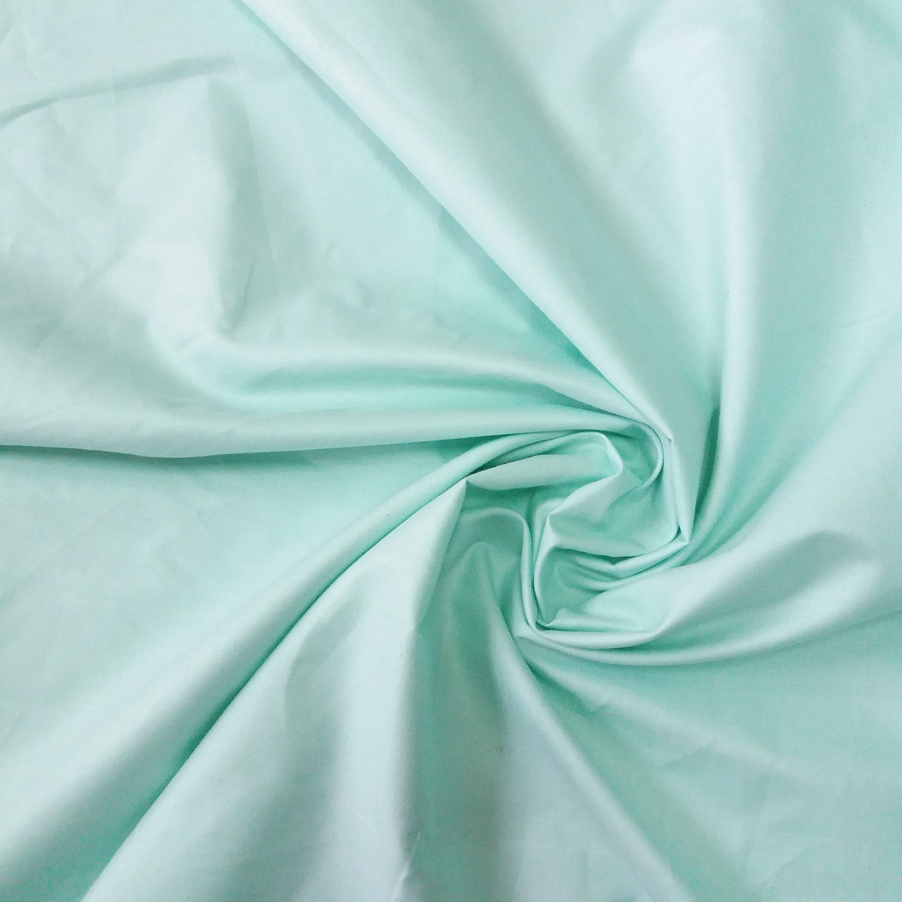 Сатин однотонний м'ятний, ширина 160 см, фото 1
