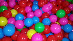 Кульки (м'ячики) для сухого басейну м'які, d=7,2 см