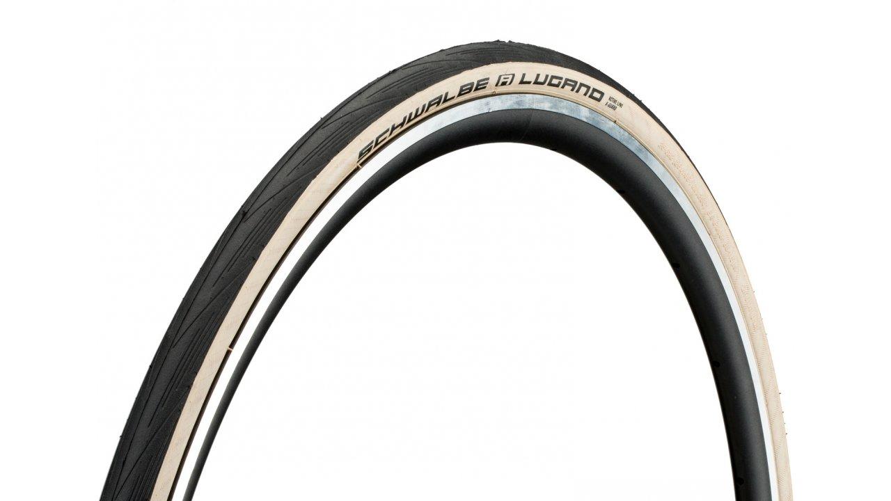 Велокришка Schwalbe Lugano Active K-Guard LiteSkin 25-622 чорн-беж, фото 1