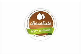 Наклейки НО-037 "Chocolate" 10 шт