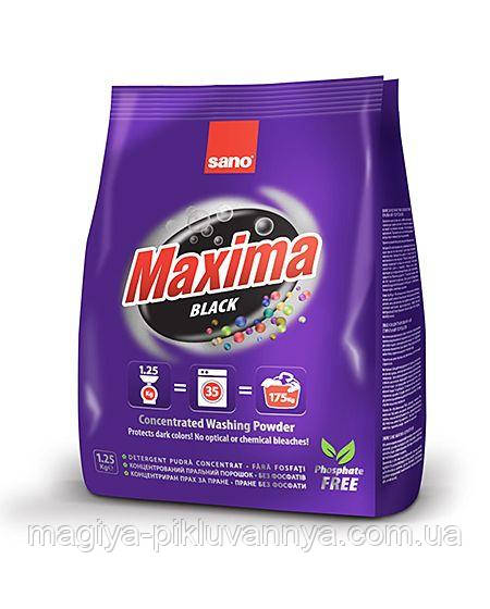 Пральний порошок Sano Maxima Black, 1,25 кг, арт.426735