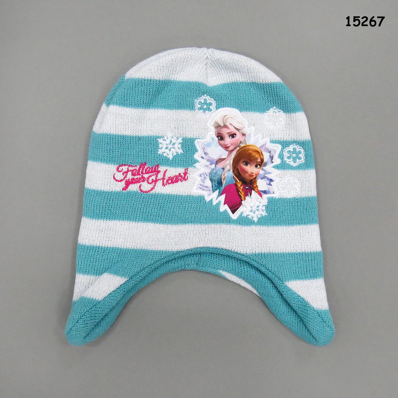 Шапка "Эльза и Анна" Frozen для девочки. 46-50 см - фото 1 - id-p600944753