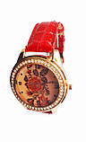 Годинник кварцовий Вишиванка червоний ремінець опт, фото 3