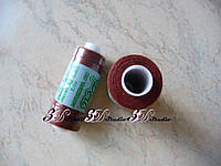 Нитки швейні №040 коричневі 100% поліестер 400 ярдів