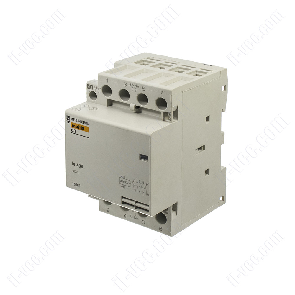 Модульний контактор Merlin Gerin Multi 9, 15968, 40A, 4NO, 240VAC