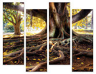 Модульная картина дерево и корни
