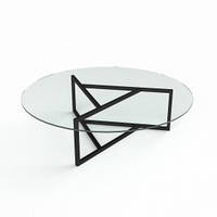 Стіл журнальний круглий