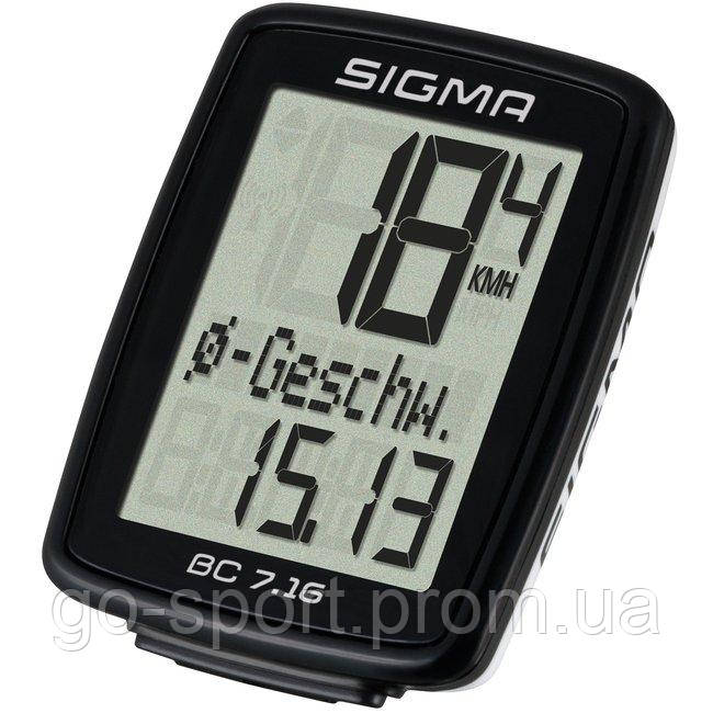 Велокомп'ютер Sigma Sport BC 9.16 Провідний