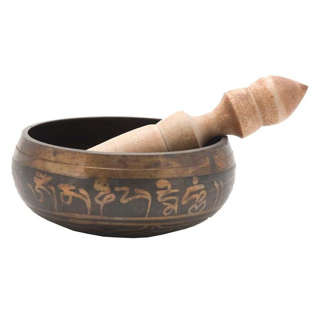 Чаша, що співає, 5х9,5 см коричнева (2959a)