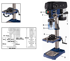 Свердлильний верстат Einhell BT-BD 701