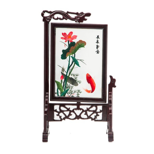 Картина на підставці "Дві рибки" вишивка двостороння 32х19 см (В4762)