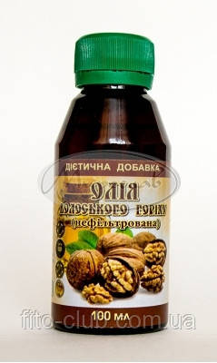 Олія волоського грецького горіха Мирослав 100мл