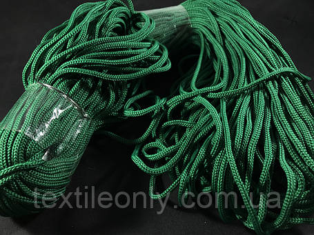 Шнур для одягу поліпропіленовий цвіт зелений 100 метрів, фото 2