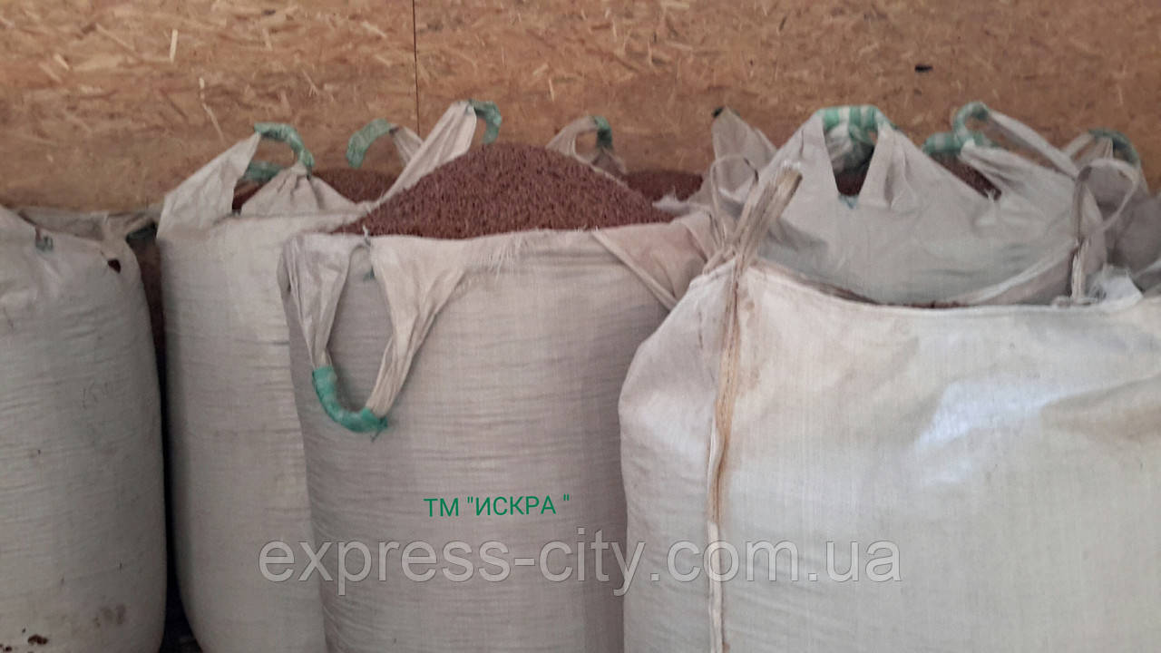 Деревні пелети із сосни + ясен (Бігбег 1000 кг), фото 1