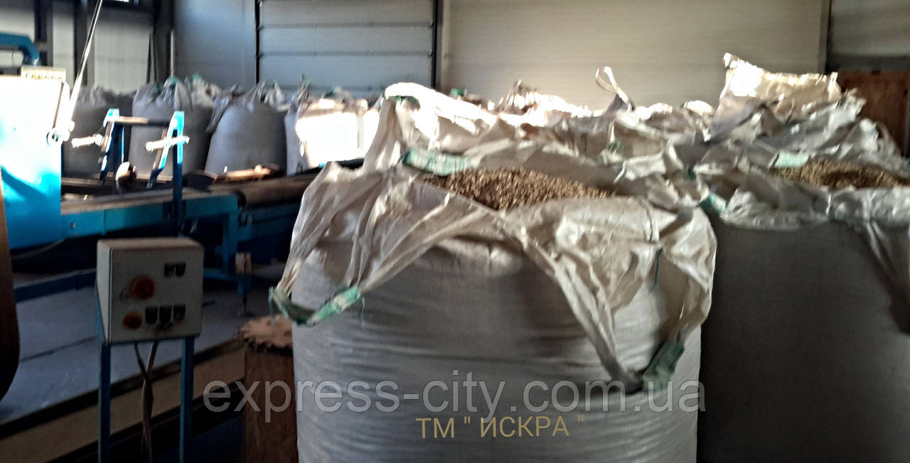 Деревні пелети із сосни + дуб (Біг-бег 1000 кг), фото 1