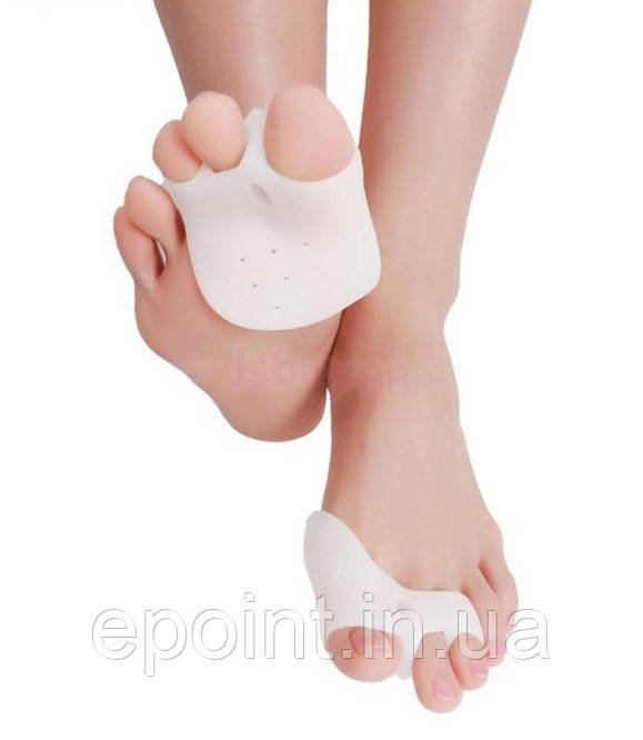 Силіконовий фіксатор коректор на три пальці ноги Valgus Pro (Вальгус Про), комплект 2 шт.