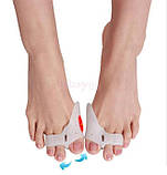 Силіконовий фіксатор коректор на три пальці ноги Valgus Pro (Вальгус Про), комплект 2 шт., фото 3
