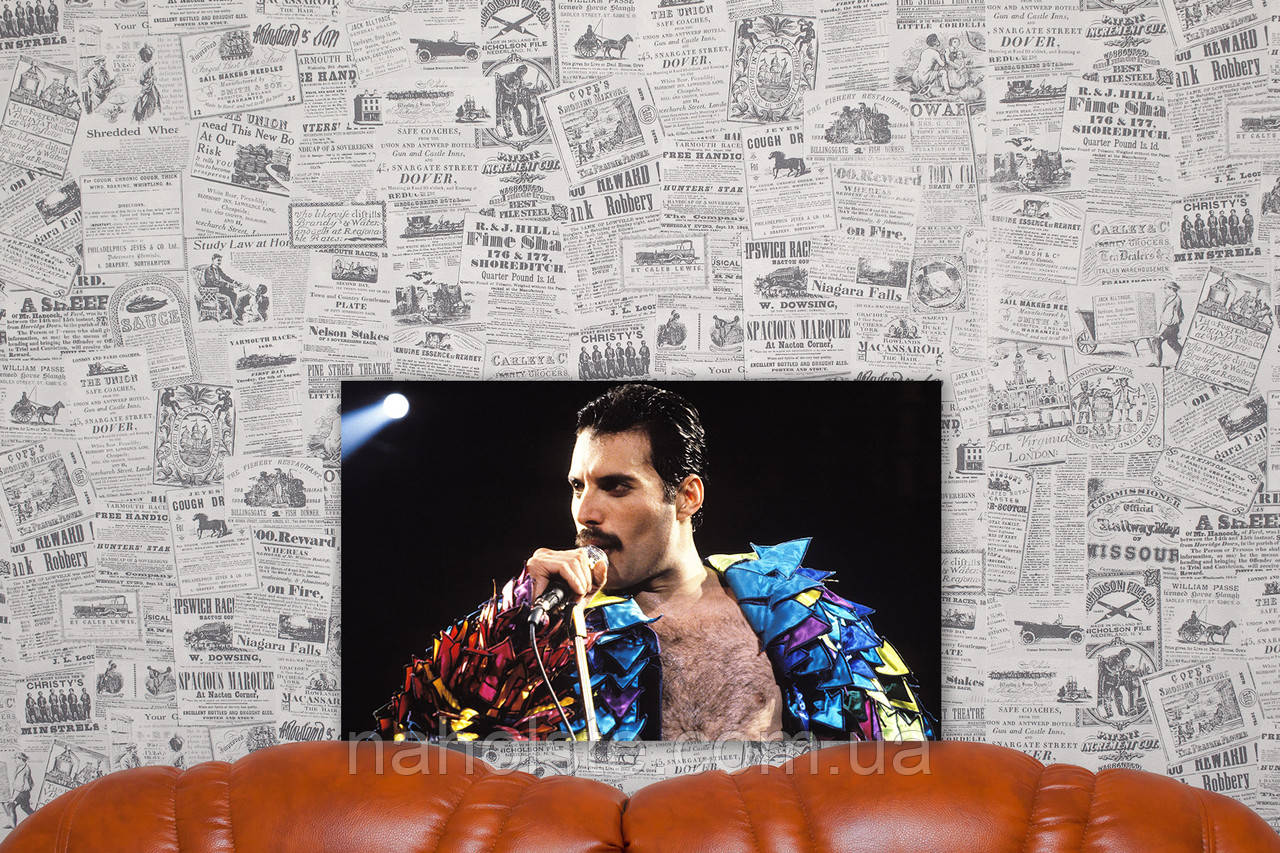 Фредди Меркьюри. Freddie Mercury. 30х50 см. Картина на холсте. - фото 1 - id-p601237446