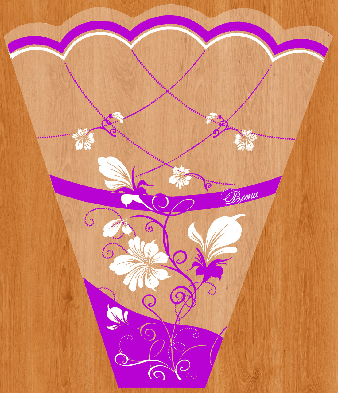 Пакети для квітів №64 (10х30х40 см), фото 1