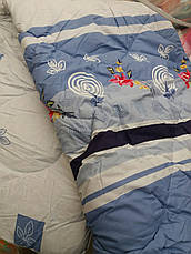 Тепла ковдра з овечої вовни 175*210. Бавовна. Кольори різні., фото 5